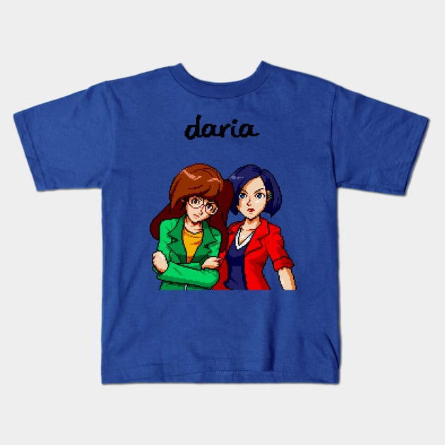 Daria and Jane Kids T-Shirt by GenoCL